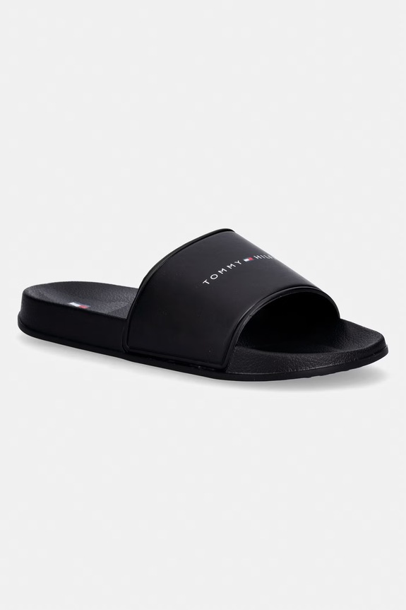 Tommy Hilfiger klapki dziecięce czarny T3X0.34403