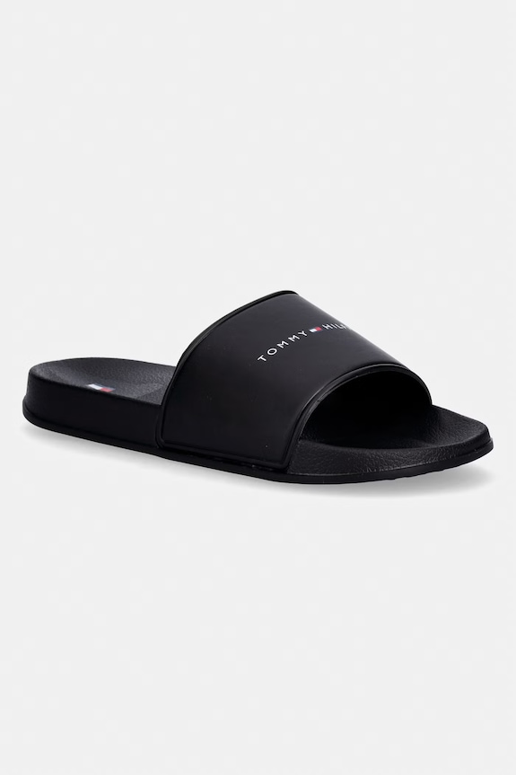 Tommy Hilfiger klapki dziecięce czarny T3X0.34403