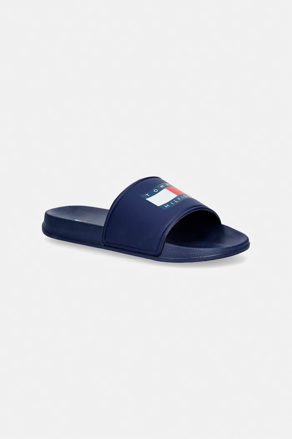 Tommy Hilfiger klapki dziecięce granatowy T3X0.34404