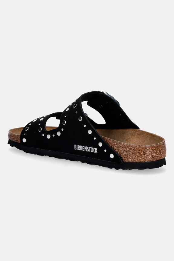 Băieți Birkenstock papuci copii Arizona Rivets Kids 1031646 negru