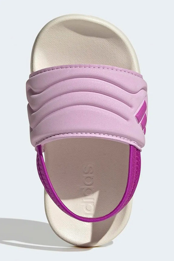 Παιδικές παντόφλες adidas ADILETTE ESTRAP 2.0 HQ9204 μωβ