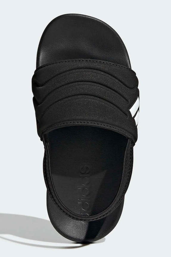 Παιδικές παντόφλες adidas ADILETTE ESTRAP 2.0 HQ9197 μαύρο