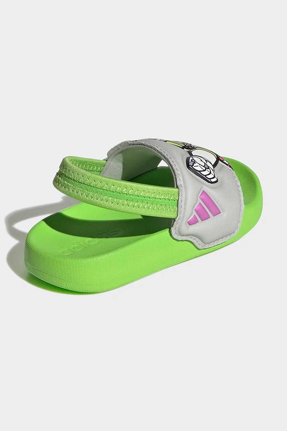 Chłopiec adidas klapki dziecięce ADILETTE ESTRAP BUZZ JQ4369 zielony