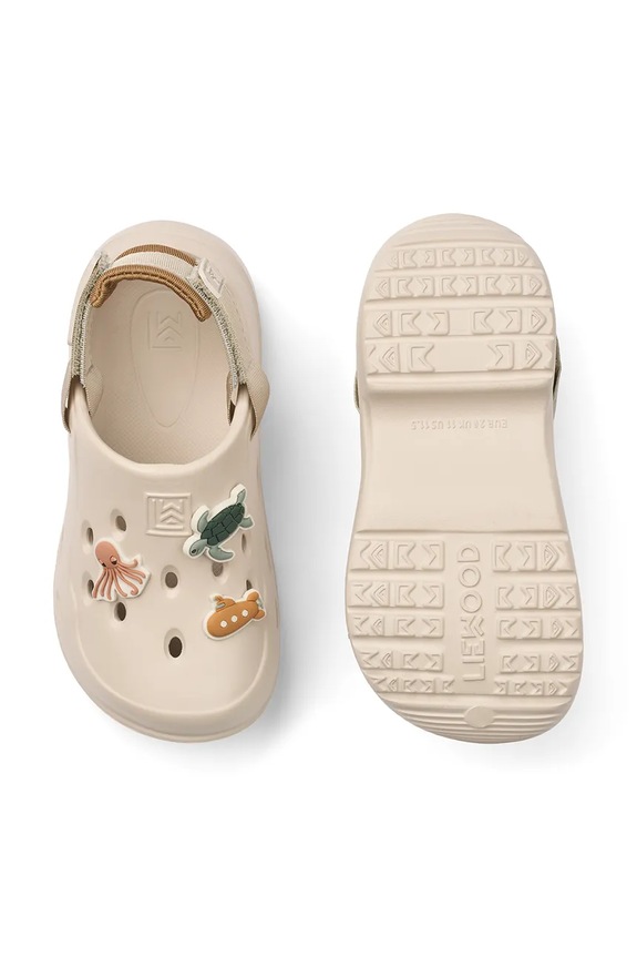 Liewood klapki dziecięce Milas Sandals LW19659.PPY2 beżowy