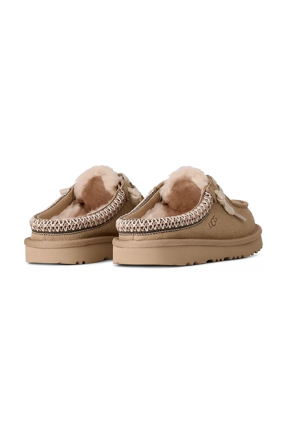 Κοριτσίστικα Παιδικές παντόφλες σουέτ UGG TASMAN MULE 1175213K μπεζ