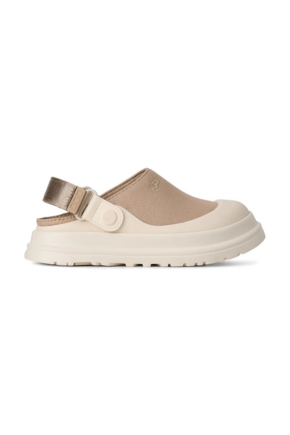 UGG klapki dziecięce GOLDENGLOW CANVAS CLOG beżowy 1175092K
