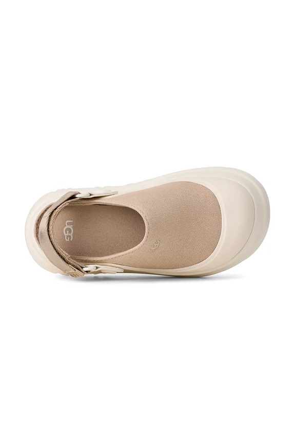 UGG klapki dziecięce GOLDENGLOW CANVAS CLOG 1175092K beżowy