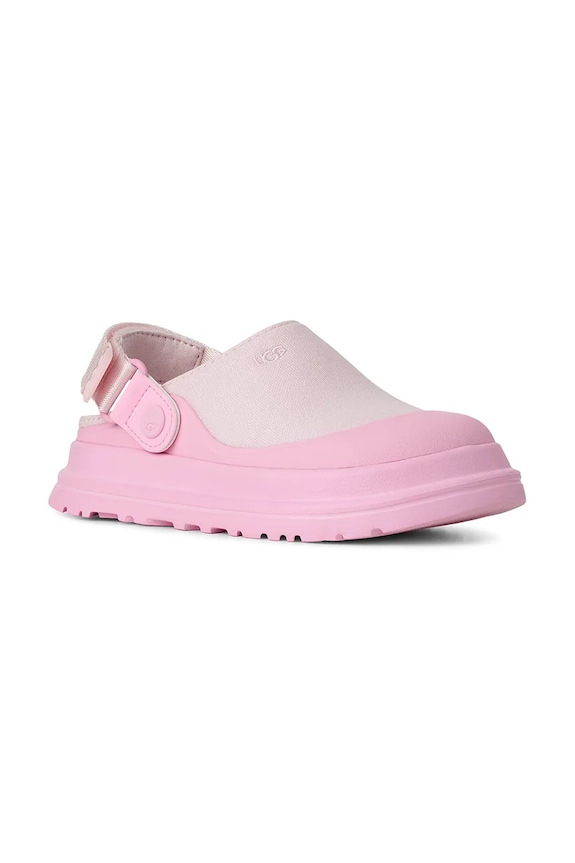 UGG klapki dziecięce GOLDENGLOW CANVAS CLOG 1175092K różowy SS26