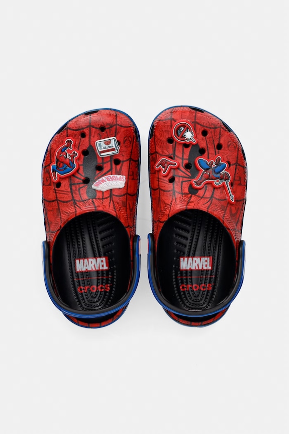 Crocs klapki dziecięce CLASSIC SPIDER WEB CLOG K 211409.CROCS.CLASSIC.SP czerwony SS26