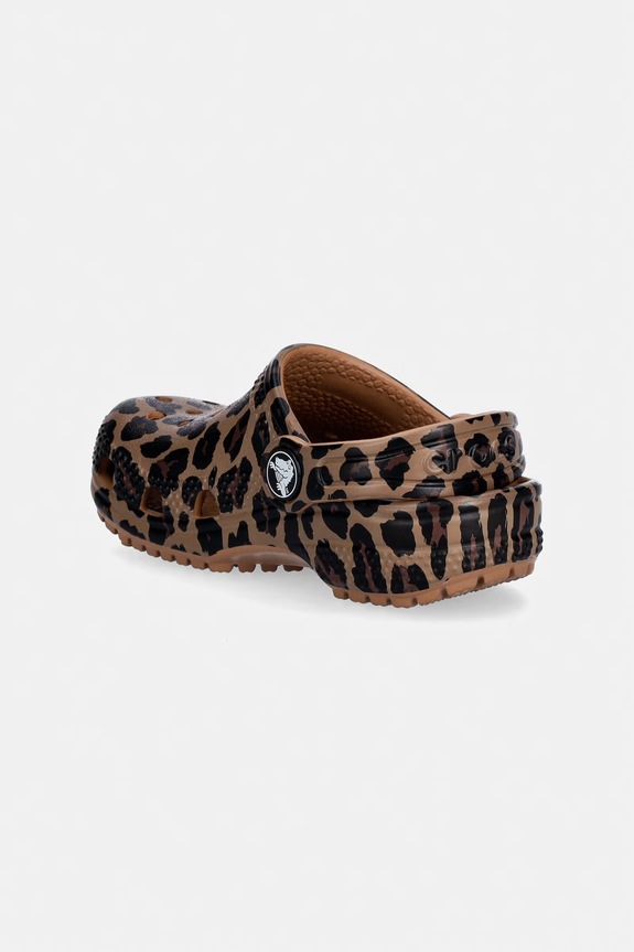 Chlapec Detské šľapky Crocs CLASSIC ANIMAL CLOG T 211882.CROCS.CLASSIC.AN hnedá