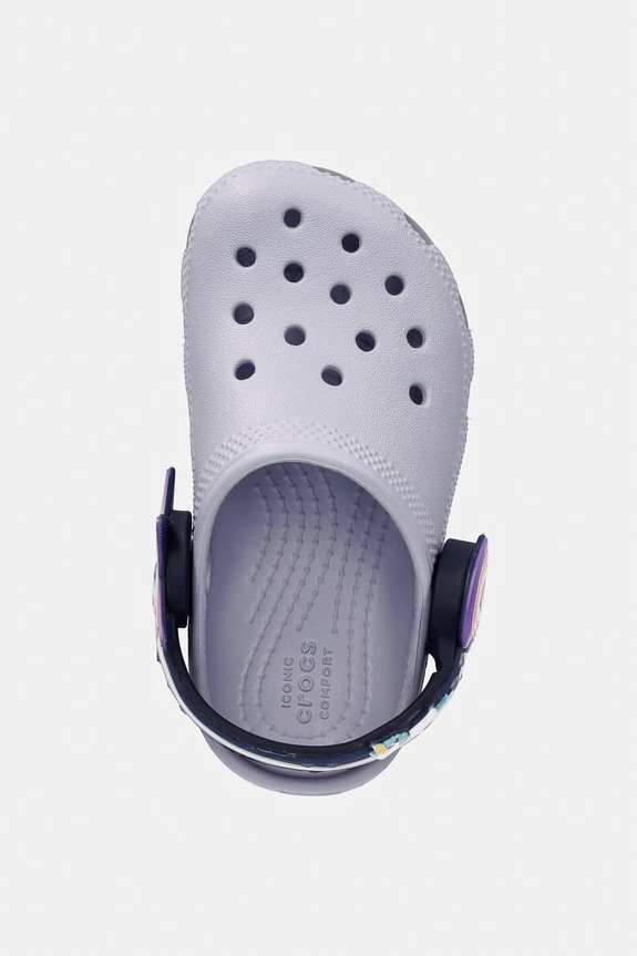 Detské šľapky Crocs C IMAGINATION LIGHTS BKSTRP CLOG T fialová 211892.CROCS.C.IMAGINAT
