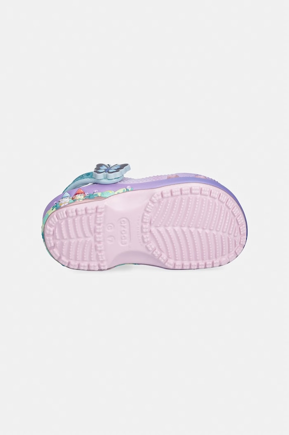 Crocs klapki dziecięce CLASSIC BLUEY MULTI PINK CLOG T 212370.CROCS.CLASSIC.BL fioletowy