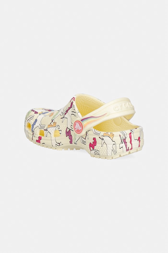 Chlapec Detské šľapky Crocs CLASSSIC UNICORN GRAPHIC CLOG T 212515.CROCS.CLASSSIC.U žltá