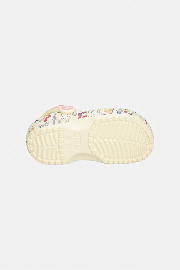 Crocs șlapi copii CLASSSIC UNICORN GRAPHIC CLOG T 212515.CROCS.CLASSSIC.U galben