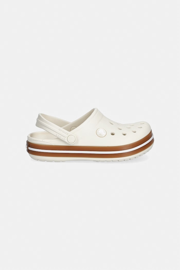Crocs klapki damskie CROCBAND GUM CLOG K 212775.CROCS.CROCBAND.G beżowy SS26