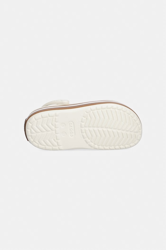 Crocs klapki damskie CROCBAND GUM CLOG K 212775.CROCS.CROCBAND.G beżowy