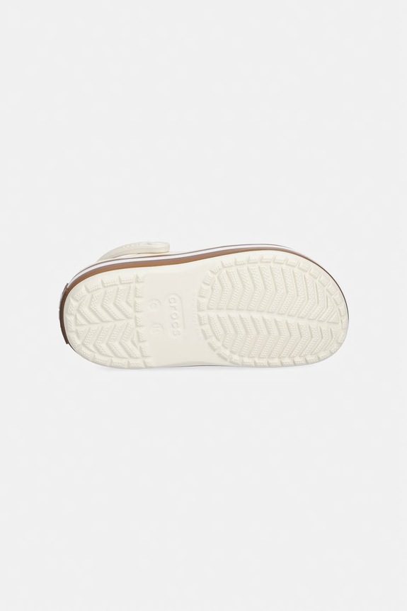 Crocs sandały dziecięce CROCBAND GUM CLOG T 212776.CROCS.CROCBAND.G beżowy