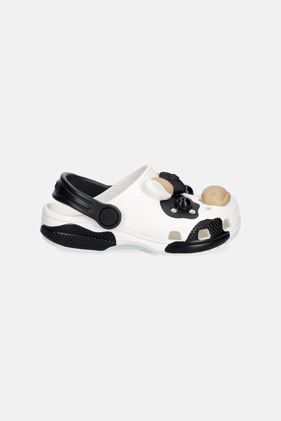 Crocs klapki dziecięce CLASSIC IAM COW GLOW T 212902.CROCS.CLASSIC.IA biały SS26