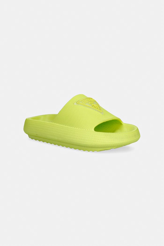 Guess papuci pentru copii verde H6GZ02.WG5X0.PPY2.M