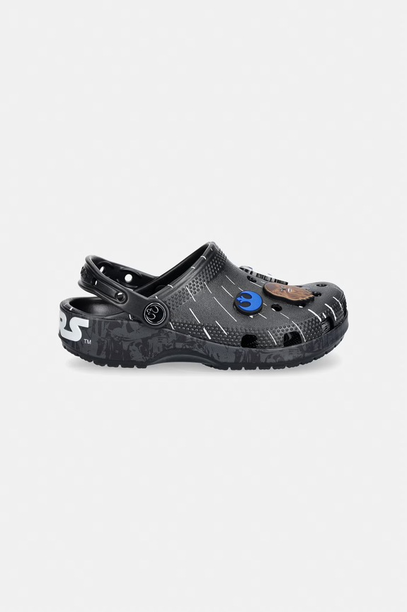 Chłopiec Crocs klapki dziecięce CLASSIC STAR WARS HYPER SPACE 213469.CROCS.CLASSIC.ST czarny