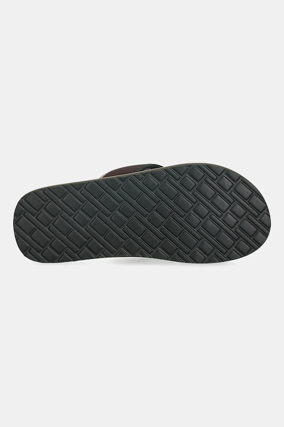 Tommy Hilfiger japonki TUMBLE BEACH SANDAL FM0FM05710 brązowy