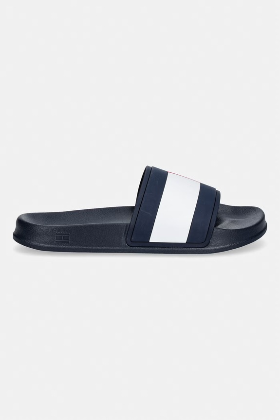 Tommy Hilfiger férfi papucs CORE HILFIGER FLAG POOL SLIDE FM0FM05798 sötétkék SS26