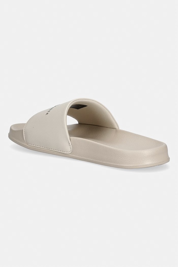 Încălțăminte Tommy Hilfiger papuci pentru bărbați CORE TOMMY HILFIGER POOL SLIDE FM0FM05799 bej