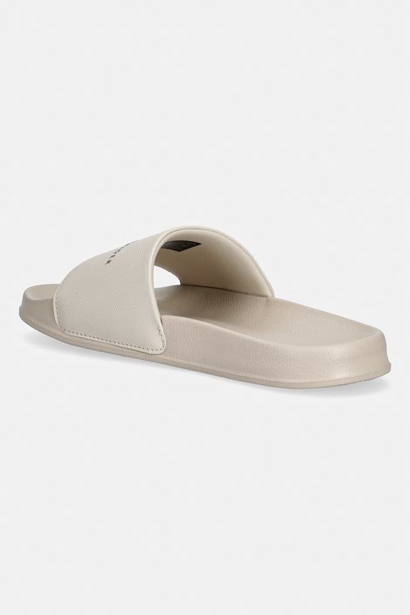 Încălțăminte Tommy Hilfiger papuci pentru bărbați CORE TOMMY HILFIGER POOL SLIDE FM0FM05799 bej