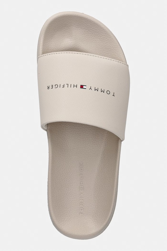Tommy Hilfiger papuci pentru bărbați CORE TOMMY HILFIGER POOL SLIDE bej FM0FM05799