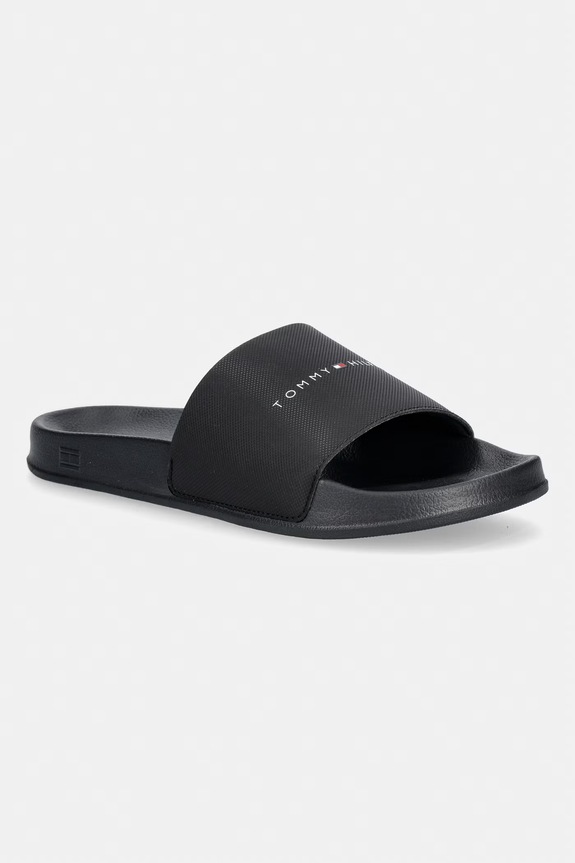 Tommy Hilfiger papuci pentru bărbați CORE TOMMY HILFIGER POOL SLIDE negru FM0FM05799