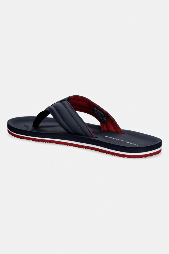 Scarpe Tommy Hilfiger infradito da uomo HILFIGER PADDED BEACH SANDAL FM0FM05801 blu navy