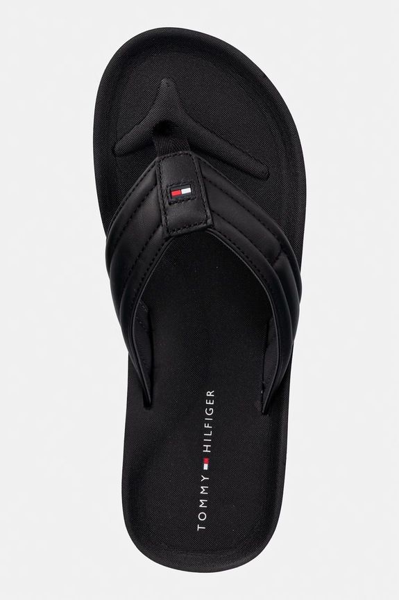 Tommy Hilfiger infradito da uomo HILFIGER PADDED BEACH SANDAL nero FM0FM05801