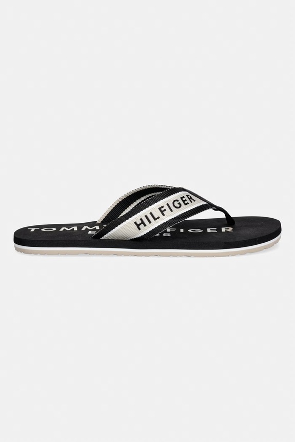 Tommy Hilfiger σαγιονάρες δίχαλο Ανδρικές SPORTY HILFIGER BEACH SANDAL FM0FM05805 μαύρο SS26