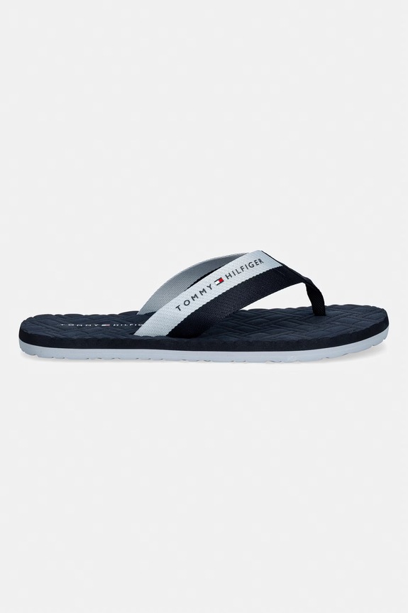 Tommy Hilfiger infradito da uomo HILFIGER WEBBING BEACH SANDAL FM0FM05807 blu navy SS26