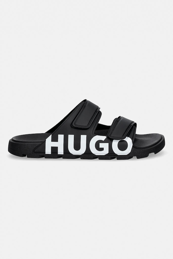 HUGO klapki Evander 50542042.003 czarny SS26