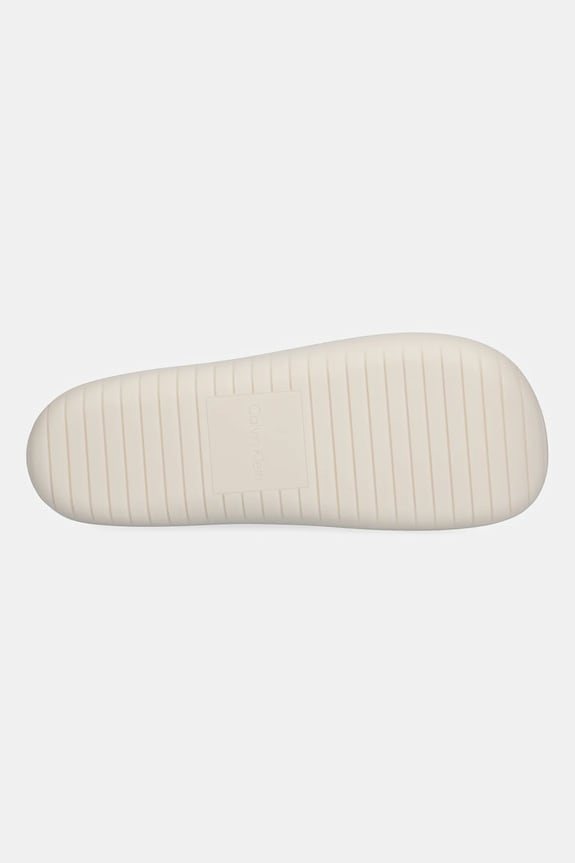 Παντόφλες Calvin Klein JELLY SLIDE HM0HM02014 μπεζ