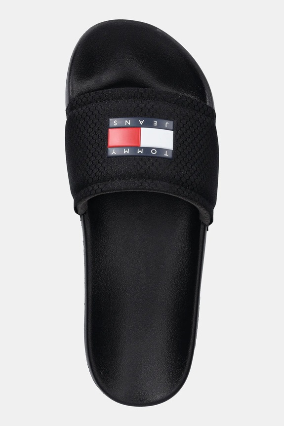 Παντόφλες Tommy Jeans TJM POOL SLIDE μαύρο EM0EM01673