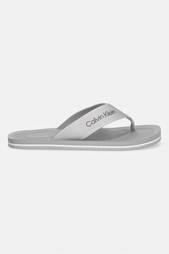 Calvin Klein infradito da uomo CITY THONG SLIDE HM0HM02106 grigio SS26