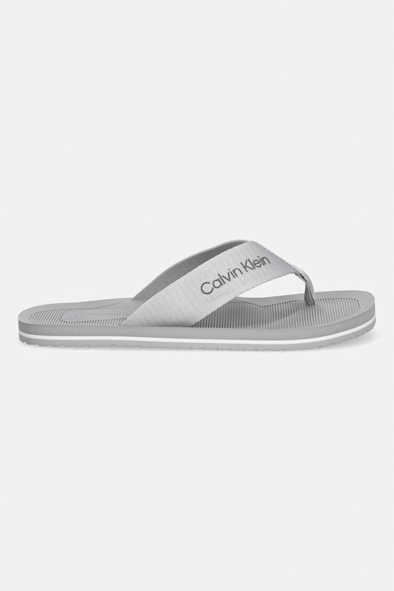 Calvin Klein infradito da uomo CITY THONG SLIDE HM0HM02106 grigio SS26