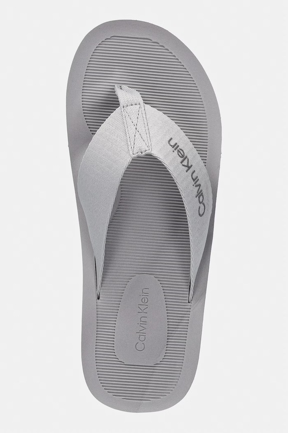 Calvin Klein infradito da uomo CITY THONG SLIDE grigio HM0HM02106