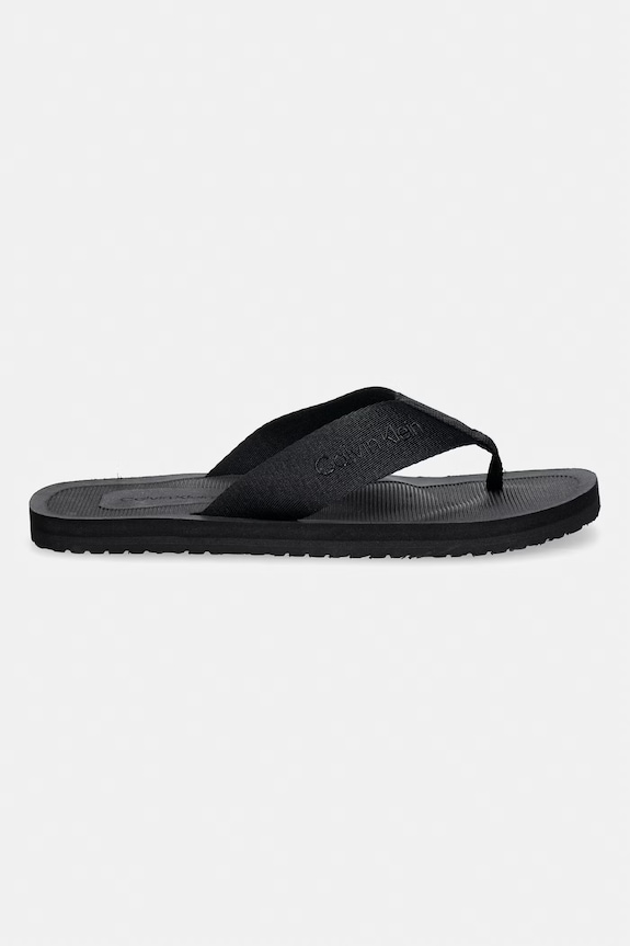 Calvin Klein σαγιονάρες δίχαλες ανδρικές CITY THONG SLIDE HM0HM02106 μαύρο SS26