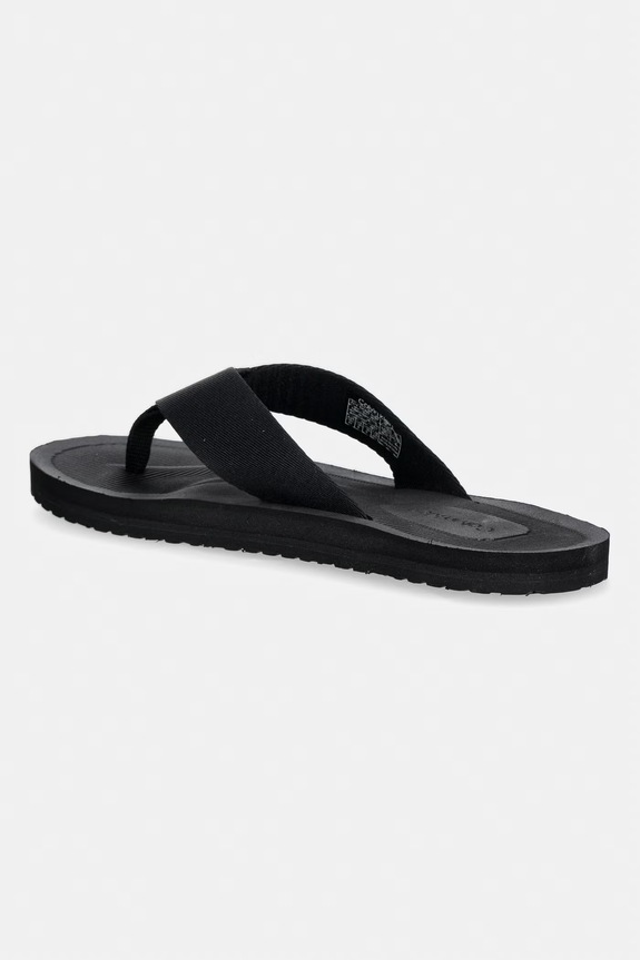 Παπούτσια Calvin Klein σαγιονάρες δίχαλες ανδρικές CITY THONG SLIDE HM0HM02106 μαύρο