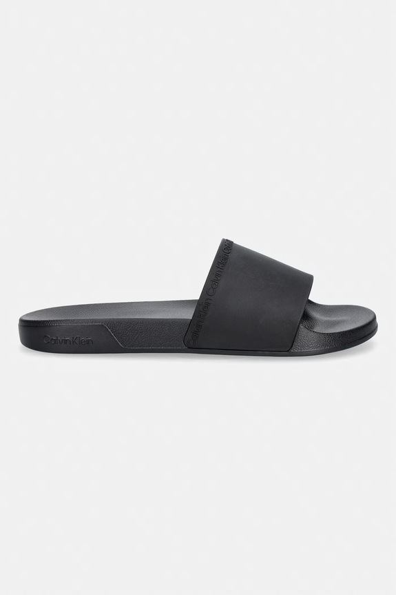 Calvin Klein klapki męskie ESS SLIDE INSTITUTIONAL CV HM0HM02108 czarny SS26