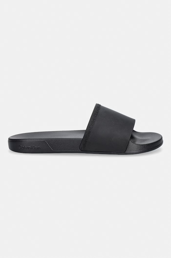 Calvin Klein klapki męskie ESS SLIDE INSTITUTIONAL CV HM0HM02108 czarny SS26