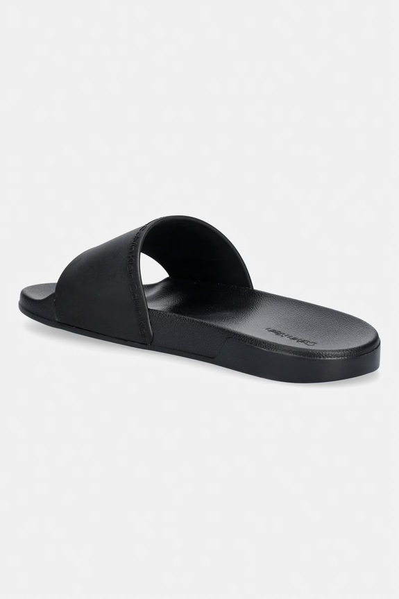 Obuwie Calvin Klein klapki męskie ESS SLIDE INSTITUTIONAL CV HM0HM02108 czarny
