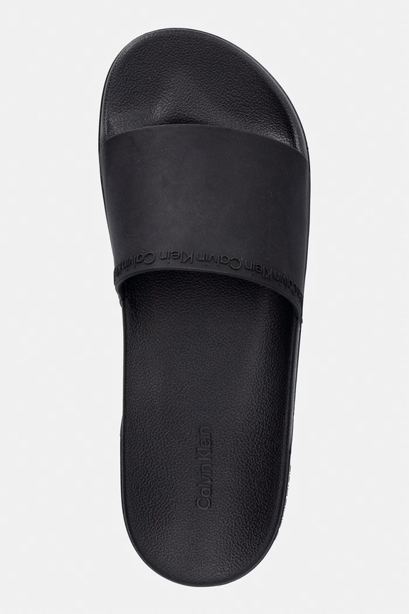 Calvin Klein klapki męskie ESS SLIDE INSTITUTIONAL CV czarny HM0HM02108