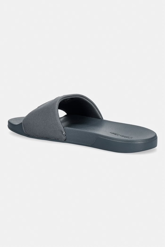 Obuwie Calvin Klein klapki męskie ESS SLIDE HF MONOGRAM CV HM0HM02109 szary
