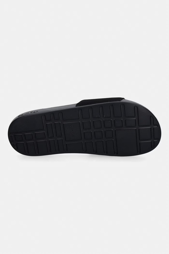 Calvin Klein klapki męskie ESS SLIDE HF MONOGRAM CV HM0HM02109 czarny