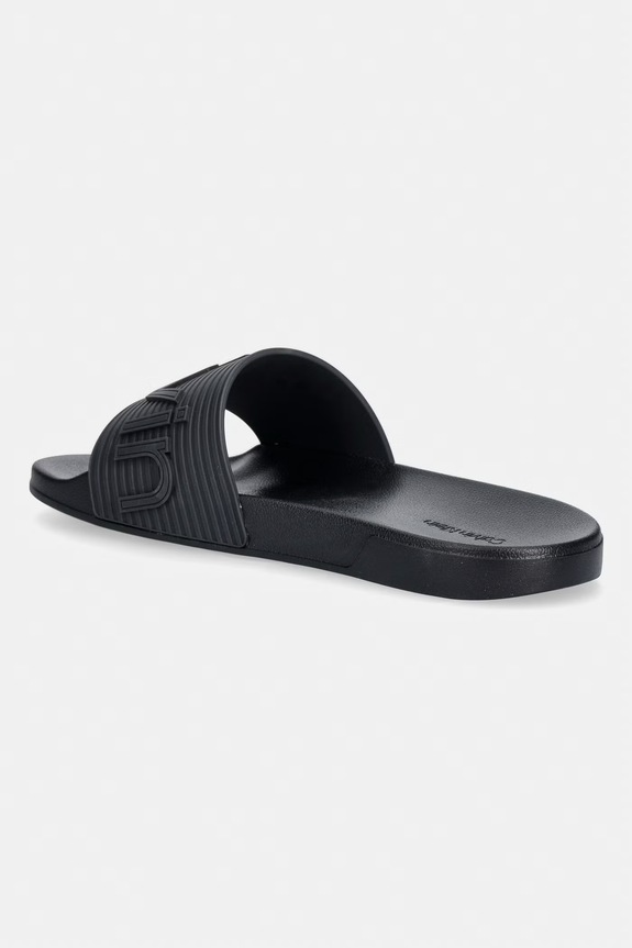 Calvin Klein klapki męskie ESS SLIDE TEXTURE czarny HM0HM02113