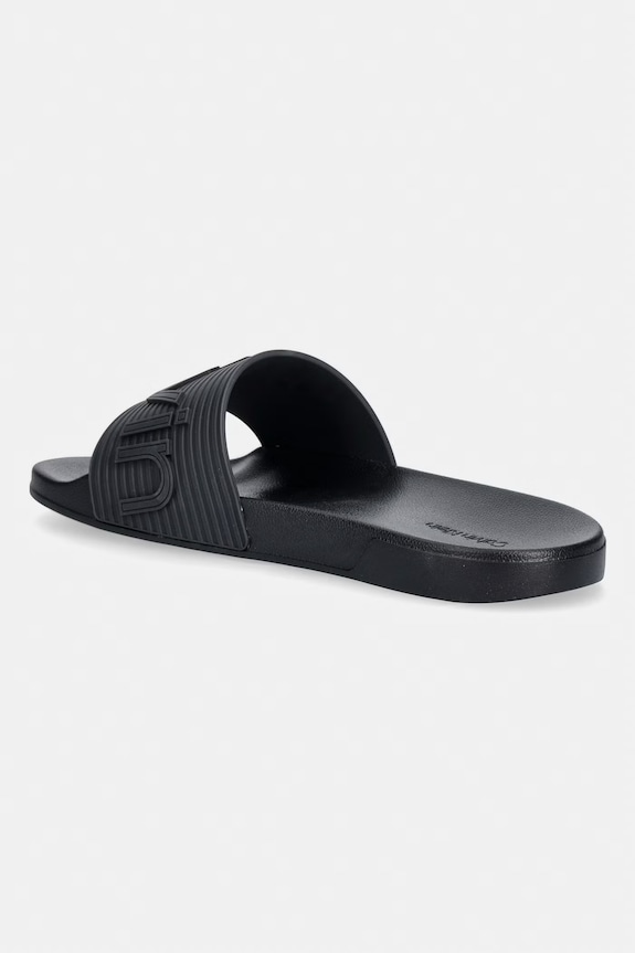 Calvin Klein klapki męskie ESS SLIDE TEXTURE czarny HM0HM02113